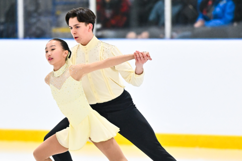 Jaslynn Wong & Nico Conforti - Pre-Novice Pairs Gold Medalists